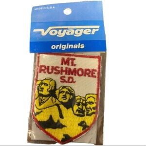 Vintage Mt Rushmore South Dakota SD Patch Emblem Voyager Originals USA‎ New 1980